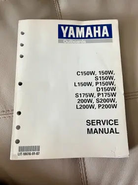 Lit-18616-01-87 Oem 1998 Yamaha Service Manual C150w D150w 200w P200w P/n Used