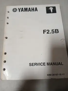 Lit-18616-02-42 Yamaha Service Manual F2.5b 69m28197-1e-11
