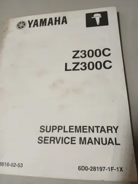Lit-18616-02-53 Yamaha Z300c Lz300c Supplementary Service Manual