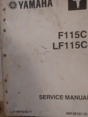 Lit-18616-02-71 2003 Yamaha Outboard Service Manual F115c Lf115c