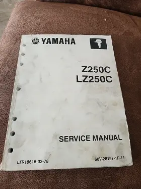 Lit-18616-02-78 Yamaha Service Manual Z250c Lz250c