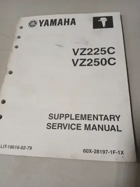 Lit-18616-02-79 Yamaha Vz225c / Vz250c Supplementary Service Manual
