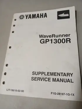 Lit-18616-02-90 Yamaha Waverunner Gp1300r 2004 Supplementary Service Manual