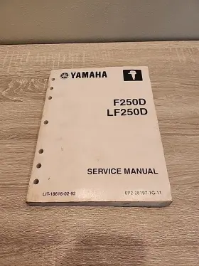 6p2-28197-1g-11 Lit-18616-02-92 Yamaha Service Manual F250d Lf250d