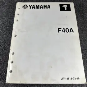 Lit-18616-03-15 Yamaha Outboard Service Manual F40a 6bg28197-1l