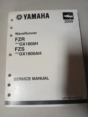 Lit-18616-03-18 2009 Yamaha Waverunner Fzr Gx1800h Fzs Gx1800ah Service Manual