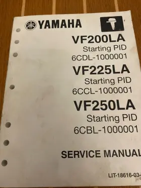 Lit-18616-03-21 2009 Yamaha Outboard Service Manual Vf200la Vf225la Vf250la 2010