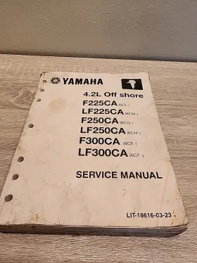 Lit-18616-03-23 2010 Yamaha Outboard Service Manual 225 250 300 2011