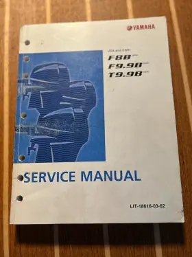 Lit-18616-03-62 2015 Yamaha Outboard Service Manual F8b F9.9b T9.9b 2016