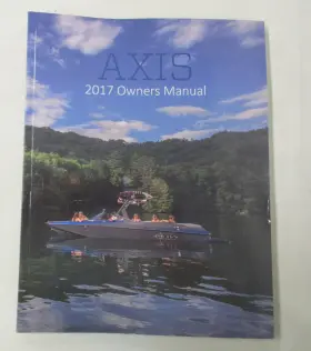 Malibu Axis 006891 2017 Wake Research Owners Manual Marine Boat