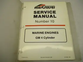 90-14693 Mercury 14693 588 Mercruiser Service Repair Manual 10 Gm 4 Cylinder Marine Engines