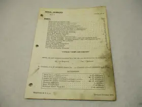 Mercury 62423 90-62423 1972 Merc 75 7.5 Hp Model Outboard Parts Manual Catalog