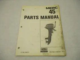 Mercury 69972 90-69972 1976 Merc 45 4.5 Hp Model Outboard Parts Manual Catalog