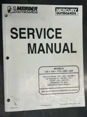 0d082000 Mercury 824052r2 C3 Mercury/mariner 135/150/175/200/225 S/n And Up Used