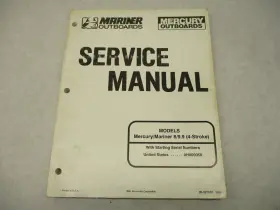 90-827857 Mercury 827857 994 Mariner Outboard Service Repair Manual 8-9.9 Hp 4-stroke
