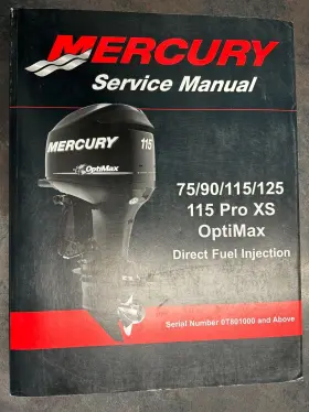 90-8m004765 Mercury 8m004765 C3 Service Manual 75/90/115/125 Pro Xs Optimax Dfi Used