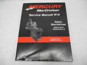 8m0065951 Mercury 3 2012 Mercruiser Service Manual 14 Alpha Sterndrives 1 Gen Ii