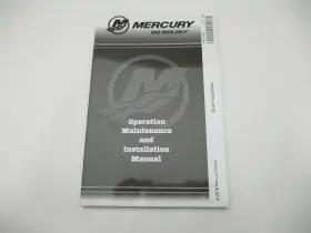 8m0145525 Mercury Outboard Operation And Maintenance Manual 33/40 Hp Fourstroke