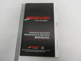90-10136050 Mercury 204 Outboard Operation And Maintenance Manual Jet 40 2004
