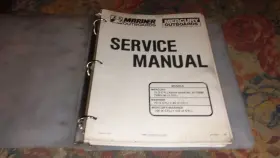 90-13645-1 Mercury Mariner 1989 Service Manual 70 90 3 Cyl 75 100 -