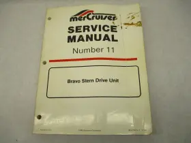 90-17431-1 Mercury 3 592 Mercruiser #11 Bravo 1-3 Stern Drive Service Repair Manual