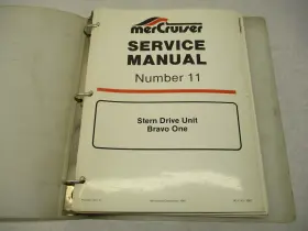 90-17431 Mercury 3 1087 Mercruiser #11 Bravo One Stern Drive Unit Service Manual 1987-88