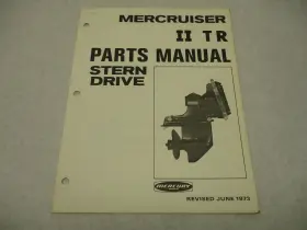 Mercury 90-63282 1973 Mercruiser Ii Tr Stern Drive Parts List Manual