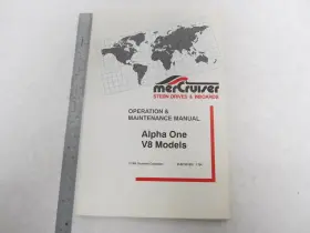 90-821051950 Mercury Operation And Maintenance Manual For Mercruiser Alpha One V8 Stern Dr