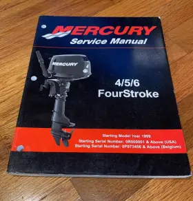 90-857138r02 Mercury 06 Outboard Service Repair Manual 4/5/6 Fourstroke 1999-06