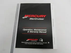 90-860171061 Mercury 860171061 1206 Operation And Maintenance Manual For Mercruiser Tks Stern Drive