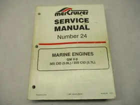 90-861327 Mercury 3 1197 Mercruiser #24 Service Manual Marine Engines Gm V-8 5.7l 5.0l