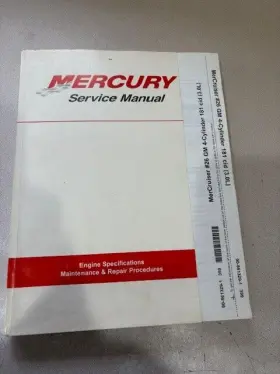 90-861329-1 Mercury Mercruiser Service Manual #26 Gm 4-cyl 181 Cid 3.0l 98-99 Marine