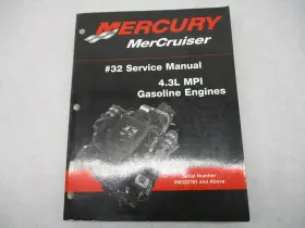 90-864261 Mercury 5 2001 Mercruiser Gas Engines #32 Service Repair Manual 4.3l Mpi