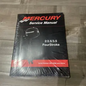90-899925001 Mercury Service Manual 2 2.5 3.5 Hp Fourstroke Ser. 0r318096 And Up