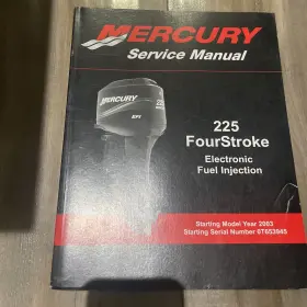 90-8m0047913 Mercury Outboard Service Repair Manual 225 Fourstroke Efi 2003-10