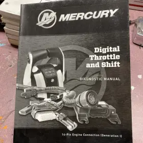 Mercury 90-8m0057654 2015 Mercruiser Dts 14 Pin Gen 1 Diagnostic Service Manual