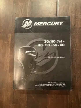 90-8m0110565 Mercury 2015 Outboard Service Repair Manual 30/40 Jet 40-60 Hp