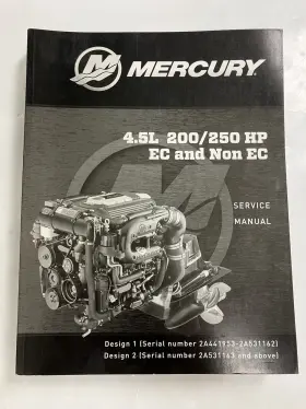 90-8m0119305 Mercury 2017 Mercruiser Service Repair Manual 4.5l 200/250 Hp