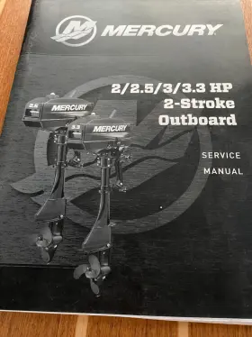 90-8m0131799 Mercury 2/2.5/3/3.3 Hp 2-stroke Outboard Service Manual