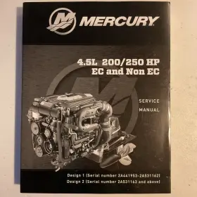90-8m0178558 Mercury 2021 Outboard Service Manual 4.5l 200-250 Hp Ec And Non