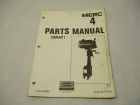 Mercury 90-90686 1979 Merc 4 Hp Gnat Model Outboard Parts Manual Catalog