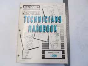 90-916981960 Mercury 816981960 1996 Mariner Outboard Technicians Handbook
