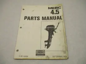 Mercury 90694 90-90694 1979 Merc 4.5 Hp Model Outboard Parts Manual Catalog
