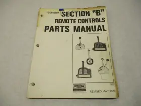Gbp003690 Mercury Vintage 1979 Model Outboard Remote Controls Parts Manual Catalog