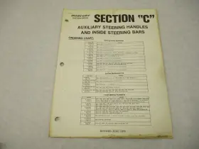 Gbp003691 Mercury 1979 Outboard Auxiliary Steering Handles Bars Parts Manual Catalog