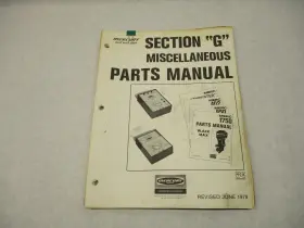 Mercury Gbp003694 1979 Merc Outboard Misc Accessories Parts Manual Catalog Section G