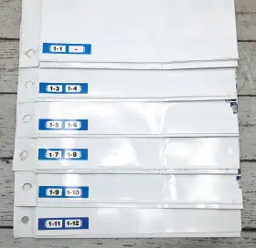 90-869208100 Mercury Marine Mercruiser Wiring Diagrams Blue Tab Set 1-1 Thru 1-12 -