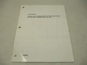 90-879189004 Mercury Marine Engine Harness Wiring Diagram For 2006 Optimax 200/225 3.0l