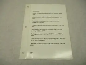 90-899862001 Mercury Marine Engine Harness Wiring Diagram 75/90/115 Optimax 2004-2005 90-899862001 Mercury Marine Engine Harness Wiring Diagram 75/90/115 Optimax 2004-2005