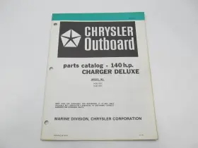 1408hoc Mercury Ob3384 Outboard Parts Catalog For Chrysler 140 Hp Charger 1980
